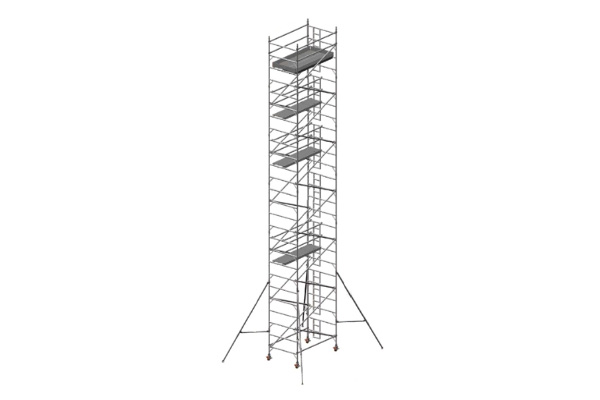 Heavy-duty aluminum mobile towers for large-scale projects