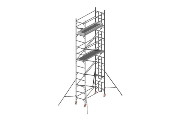 Lightweight and easy-to-assemble portable scaffold for quick tasks